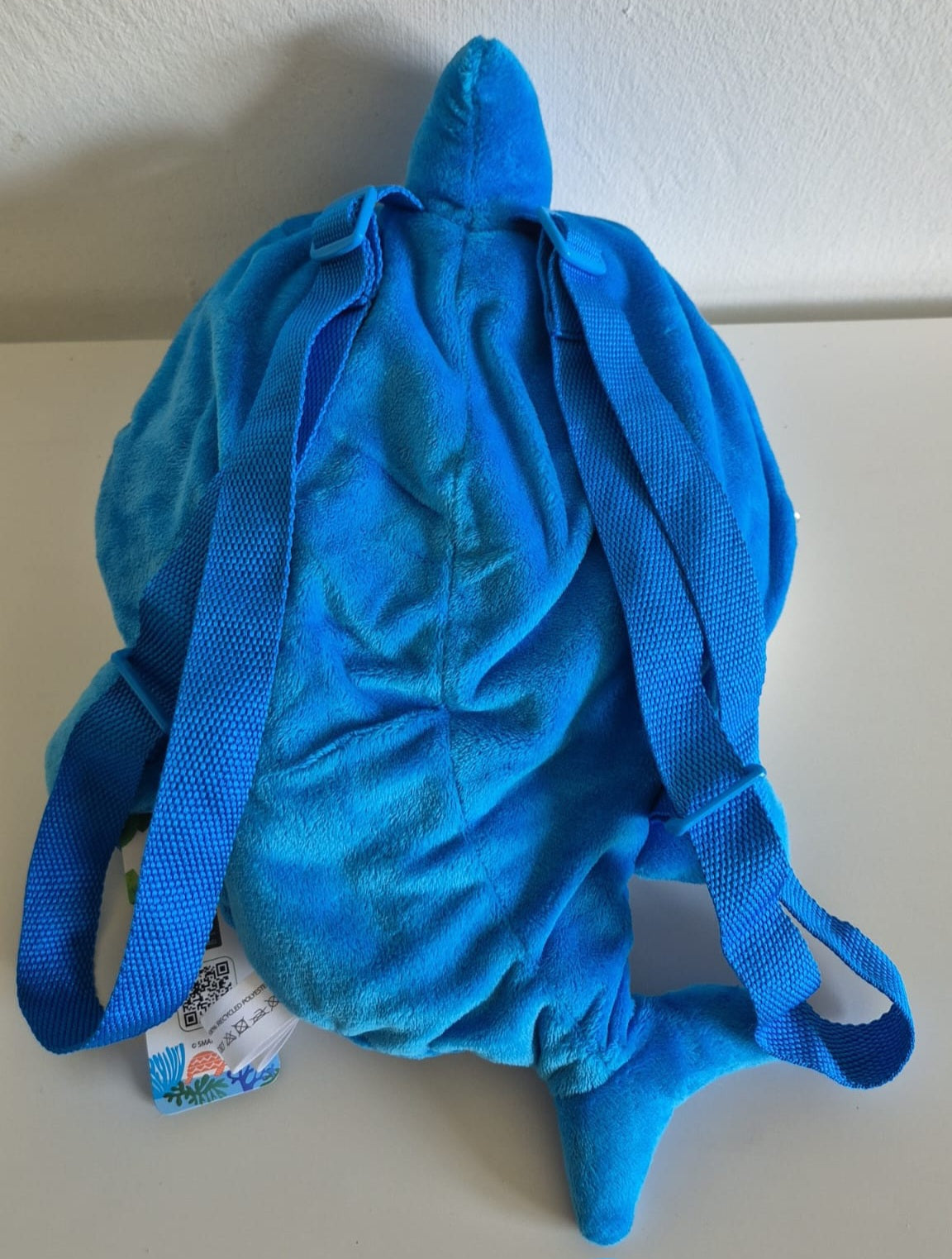 Baby Shark Rugzak Blauw – Pluche Kinder Rugtas – Peuter Rugzak Jongens – Nickelodeon Speelgoed