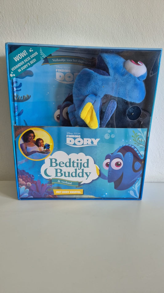 Finding Dory Bedtijd Buddy – Voorleesboek & Dory Knuffel – Slaapritueel voor Kinderen – 3+ Jaar